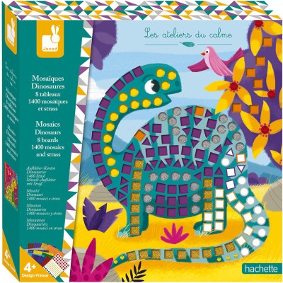 Kit Créatif Mosaïques Dinosaures - Janod