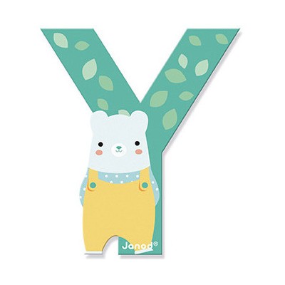Lettre Y en bois Pure - Décoration chambre d'enfant - Janod