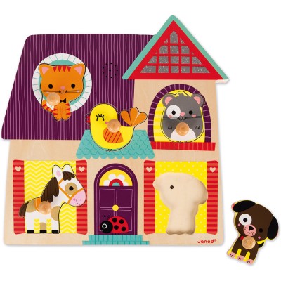 Encastrement musical 5 pièces : mes petites compagnons - Janod