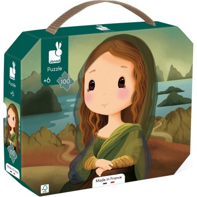 Puzzle enfant 100 pièces, puzzle art enfant 6 ans - Janod