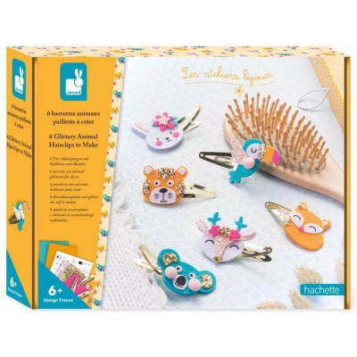 Loisir créatif barrettes - kit Diy barrettes, enfant dès 6 ans - Janod