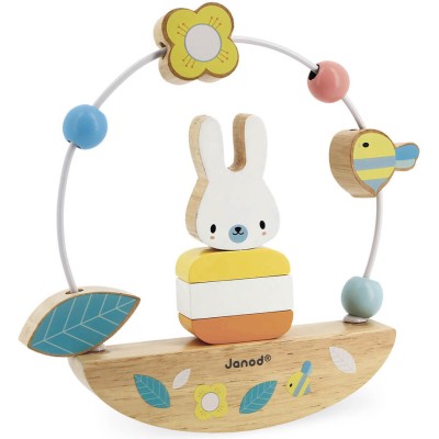 Looping basculo Pure - Lapin - : jouets, déco, puériculture - Janod
