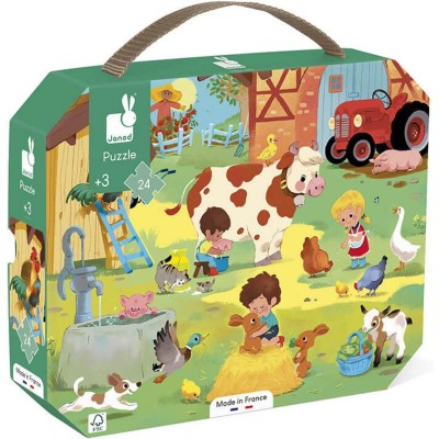 Puzzle enfant 3 ans - Puzzle animaux, jouet enfant 3 ans - Janod