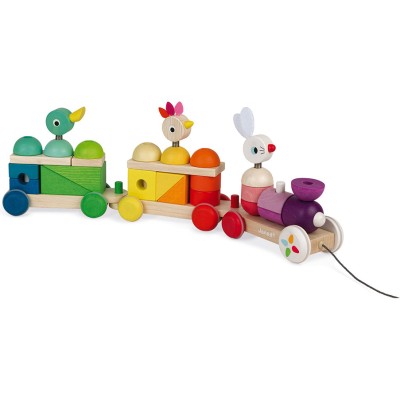 Train Géant Multicolor Zigolos - Jeu d'éveil - Janod
