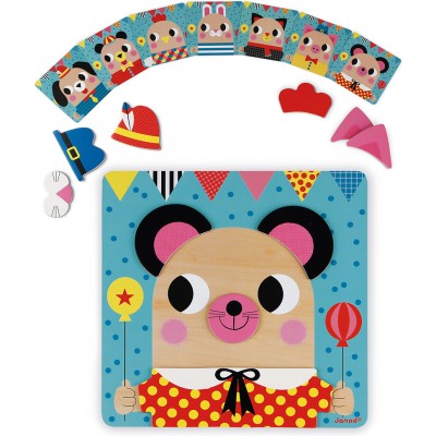 Jeu éducatif magnétique - bois - : Jeux éducatifs magnétiques - Janod