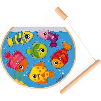 Puzzle Speedy Fish - bois - : Puzzles magnétiques - Janod