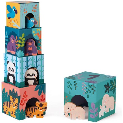 Pyramide et figurines Animaux Wwf - Janod