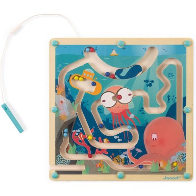 Labyrinthe à billes - Océan - : jouets, déco, puériculture - Janod