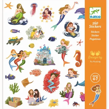 160 Stickers Sirènes - Djeco