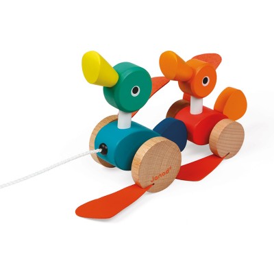 Duck family a prommener - Jeux d'éveil dès 1 an - Janod
