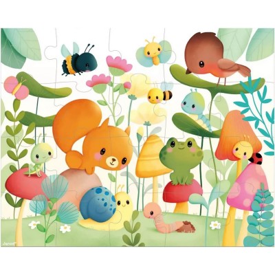 Puzzle bébé, puzzle 20 pièces animaux, enfant 2 ans - Janod