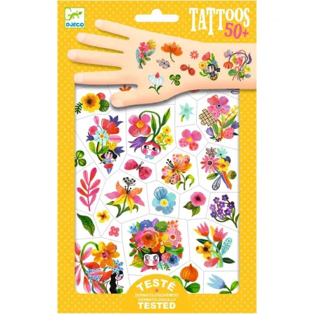 Tatouage temporaire Aqua Flor - Djeco