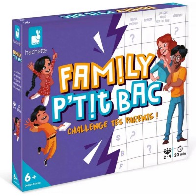 Family p'tit bac - challenge tes parents - Janod