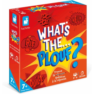 Jeu de cartes - What's The Plouf ? - Janod