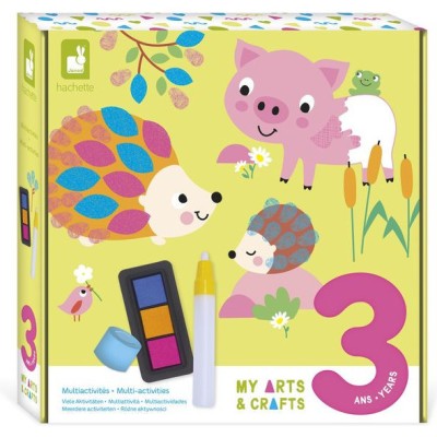 Coffret créatif Multiactivités - Jouet créatif enfant 3 ans - Janod