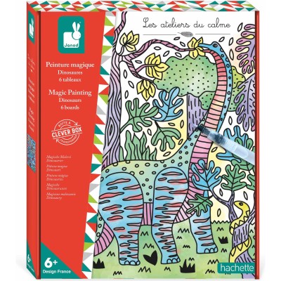 Peinture Magique Dinosaures : Collection "Les Ateliers du Calme" - Janod