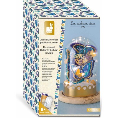 Cloche Lumineuse Papillons à Créer : Collection "Les Ateliers Déco" - Janod