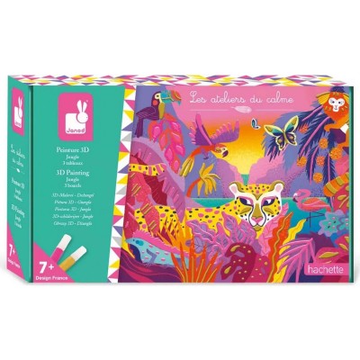 Peinture enfant : Loisir créatif Peinture 3D - Enfant 7 ans - Janod
