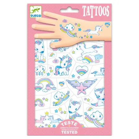 Tatouages Licornes Pailletés Enfants - Djeco