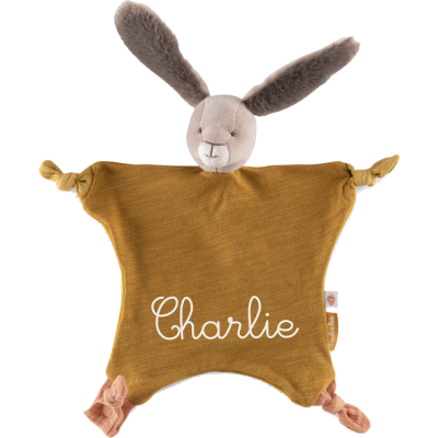 Doudou lapin ocre Trois petits lapins - Trois petits lapins - Moulin Roty