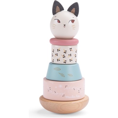 Chat empilable culbuto Après la pluie - Après la pluie - Moulin Roty