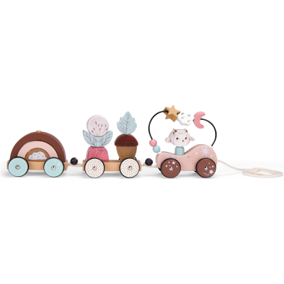 Train d'activités à tirer Après la pluie - Jouet en bois - Après la pluie - Moulin Roty