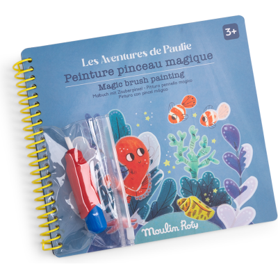 Peinture pinceau magique Les aventures de Paulie - Les Aventures de Paulie - Moulin Roty