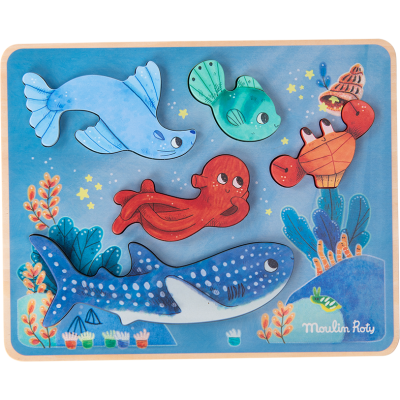 Puzzle sensoriel Les aventures de Paulie - Les Aventures de Paulie - Moulin Roty