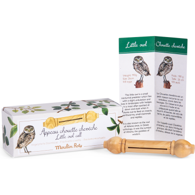 Appeau bois chouette chevêche Le Jardin du Moulin - Le jardin du moulin - Moulin Roty