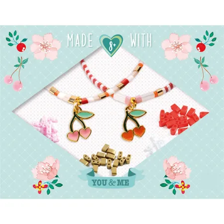Coffret perles et bijoux you and me : tila et cerises - Djeco