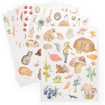 Cahier de coloriage et stickers Les Rosalies - Les Rosalies - Moulin Roty