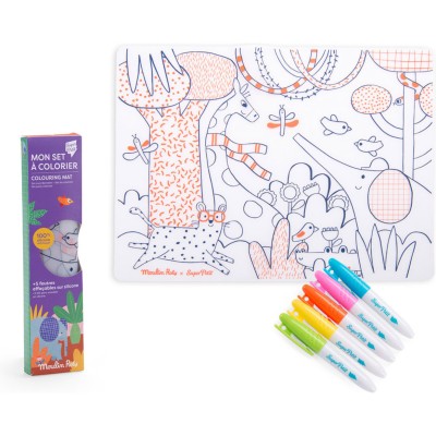 Set de coloriage en silicone - Les Toupitis - My First - Loisirs créatifs - Les Toupitis - Moulin Roty