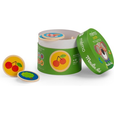 Mémo jardin en bois Les Popipop - Moulin Roty