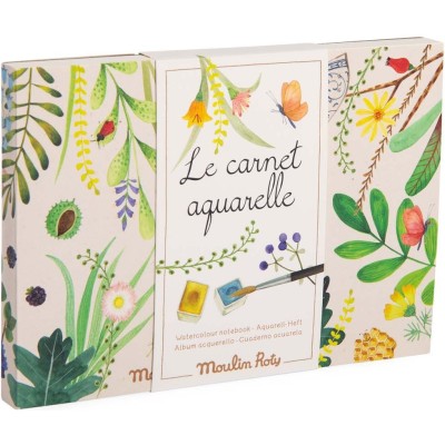 Carnet aquarelle Le Jardin du Moulin - Le jardin du moulin - Moulin Roty