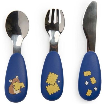 Set couverts silicone Puce & Pilou - Puce & Pilou - Moulin Roty