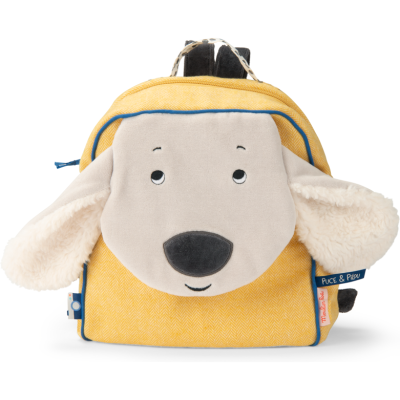 Sac à dos Pilou jaune Puce & Pilou - Puce & Pilou - Moulin Roty