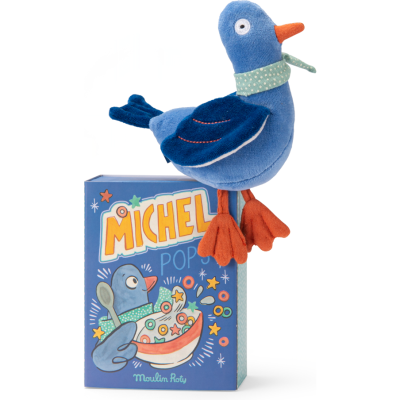 Poupée hochet pigeon Michel Puce & Pilou - Puce & Pilou - Moulin Roty