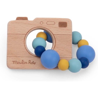 Hochet anneau de dentition appareil photo Puce & Pilou - Puce & Pilou - Moulin Roty