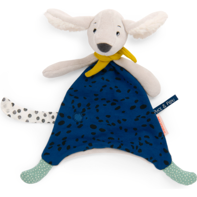 Doudou Pilou bleu Puce & Pilou - Puce & Pilou - Moulin Roty