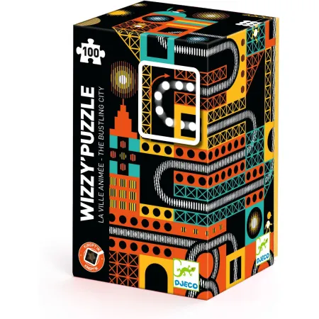 Wizzy' Puzzle La Ville Animée - 100 pièces - Puzzle - Djeco
