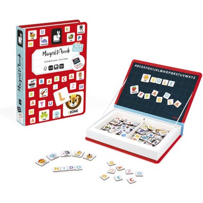 Magneti'Book Alphabet Italien : Jeux éducatifs magnétiques - Janod