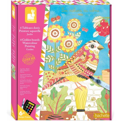 Peinture enfant : Aquarelle jardin - Loisir créatif peinture - Janod