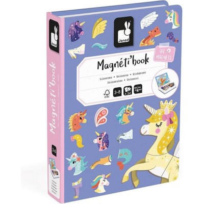 Magnéti'book Licornes : Jeux éducatifs magnétiques - Janod