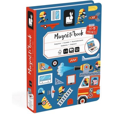 Magnéti'book Pompiers : Jeux éducatifs magnétiques - Janod
