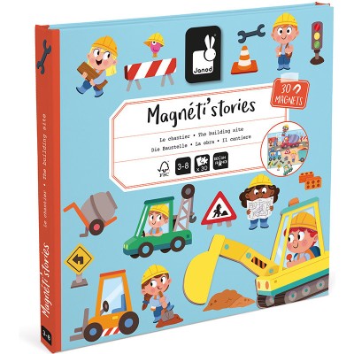 Magnéti'stories le Chantier : Jeux éducatifs magnétiques - Janod