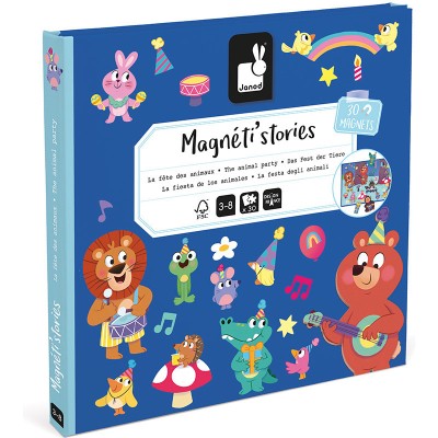 Magnéti'stories la Fête des Animaux : Jeux éducatifs magnétiques - Janod