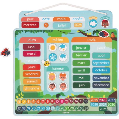 Calendrier Magnétique Français - Janod