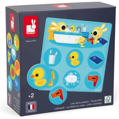 Loto de la Maison : Jeux de mémoire & d'associations - Janod