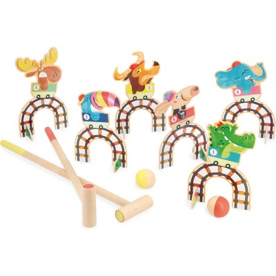 Croquet Grand Huit Applepop : Sports & Activités d'extérieur - Janod