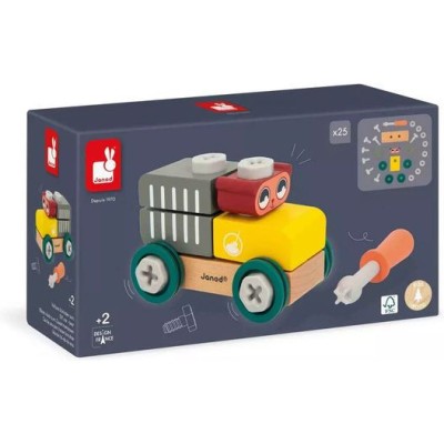 Voiture à Bricoler Ours Brico'Kids : Jeux de construction - Janod